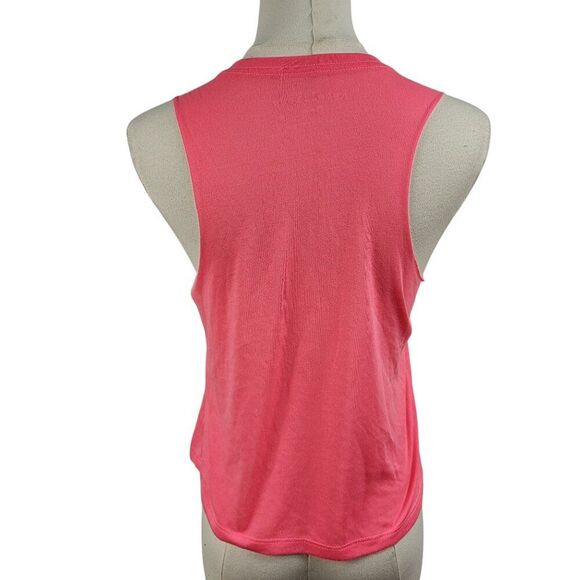 NEW Rebellious One Medium Tee Sun Daze Hot Pink Graphic Shiny Silver Triangle - Picture 10 of 14